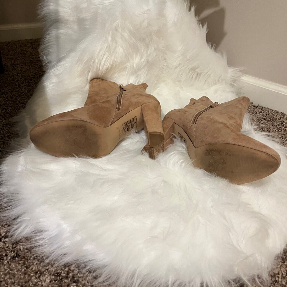 White House Black Market Suede Booties - Picture 3 of 4